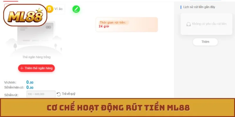 Cơ chế hoạt động rút tiền ML88