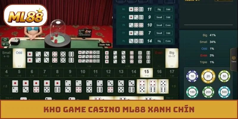 Kho game casino ML88 xanh chín
