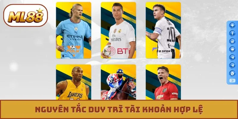 Nguyên tắc duy trì tài khoản hợp lệ